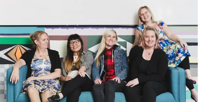 The Girl Geek Academy team in 2017