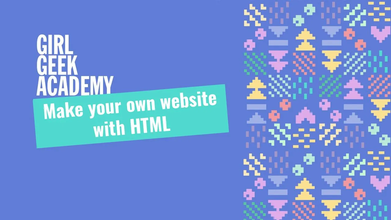 Workshop: make your own website with HTML